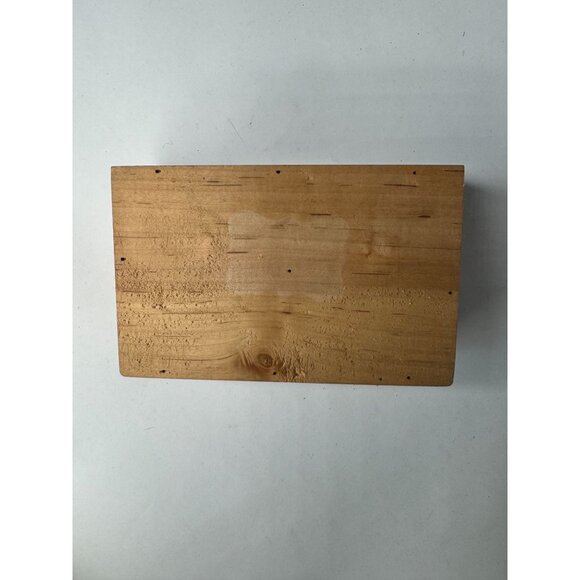 Vintage Cedar Wood Mother Keepsake Box Bala Ontario Canada Indian Chief Motif - Picture 15 of 16